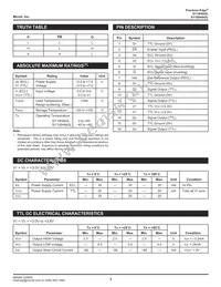 SY10H842LZH-TR Datasheet Page 3