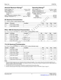 SY69753LHG-TR Datasheet Page 4