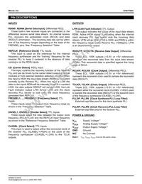SY87700VZH-TR Datasheet Page 3
