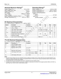SY88343HLMG-TR Datasheet Page 3