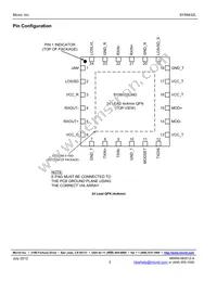 SY88432LMG-TR Datasheet Page 3