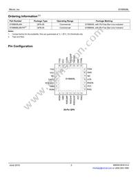 SY88808LMH-TR Datasheet Page 3
