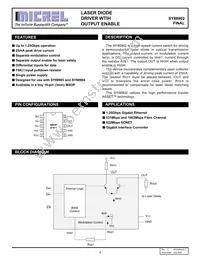 SY88902KC-TR Datasheet Cover