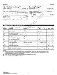 SY88953LMG TR Datasheet Page 3