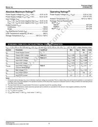 SY89316VMI-TR Datasheet Page 3
