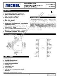 SY89429AZH-TR Datasheet Cover