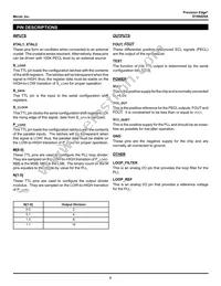 SY89429AZH-TR Datasheet Page 3