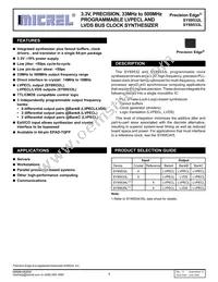SY89532LHH Datasheet Cover