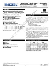 SY89535LHZ TR Datasheet Cover