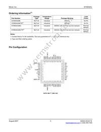 SY89540UMG TR Datasheet Page 3