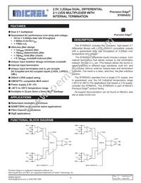 SY89542UMI-TR Datasheet Cover