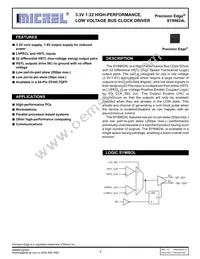 SY89824LHC-TR Datasheet Cover