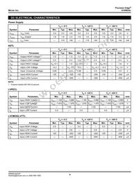 SY89824LHC-TR Datasheet Page 4