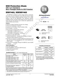 SZESD7462N2T5G Datasheet Cover