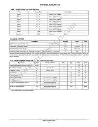 SZNUF8152MUT2G Datasheet Page 2