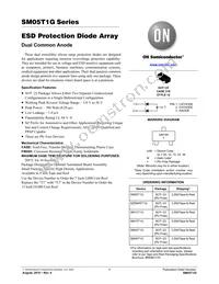 SZSM05T1G Datasheet Cover