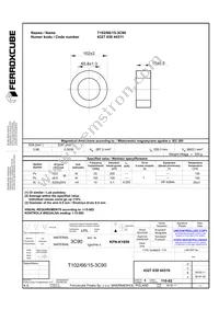 T102/66/15-3C90 Datasheet Cover