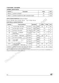 T1030-600W Datasheet Page 2