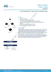T1035-6G-TR Datasheet Cover