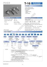 T16SH-M04N-502A2020-TA Datasheet Cover