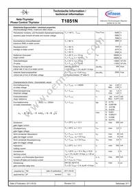 T1851N60TOHXPSA1 Datasheet Page 2