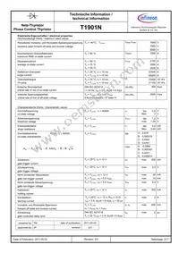 T1901N80TS01PRQRHOSA1 Datasheet Page 2