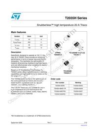 T2035H-600IRG Datasheet Cover