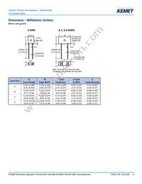 T330D476K025AS Datasheet Page 3