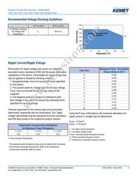 T355E106K025AT Datasheet Page 9