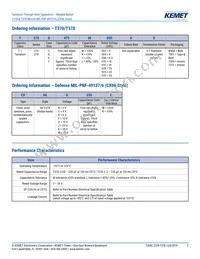 T378E106K025AS Datasheet Page 2