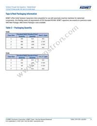 T378E106K025AS Datasheet Page 8