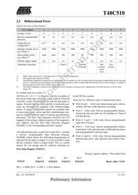 T48C510-ILQ Datasheet Page 21