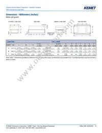 T490B227M006ATE500 Datasheet Page 5