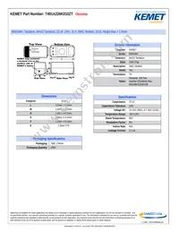 T491A226K010ZT Datasheet Cover