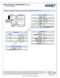 T491B106M016ZG Datasheet Cover