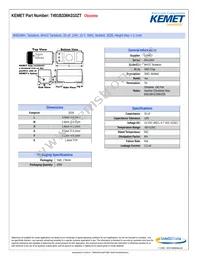 T491B336K010ZT Datasheet Cover