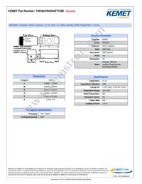 T491B476K004ZT7280 Datasheet Cover