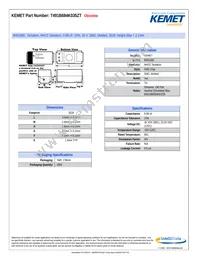 T491B684K035ZT Datasheet Cover