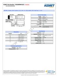 T491B685M016ZG Datasheet Cover