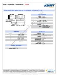 T491B685M025ZT Datasheet Cover