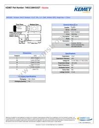 T491C156K010ZT Datasheet Cover
