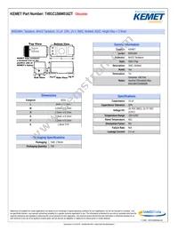 T491C156M016ZT Datasheet Cover
