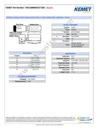 T491C686M004ZT7280 Datasheet Cover