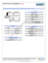T491D156M020ZT Datasheet Cover