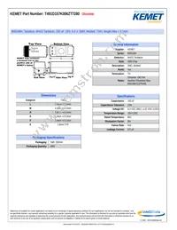 T491D157K006ZT7280 Datasheet Cover