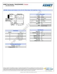 T491D225K050ZG Datasheet Cover