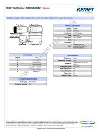 T491D685K035ZT Datasheet Cover