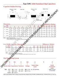 T491D686K016AS-F Datasheet Page 2