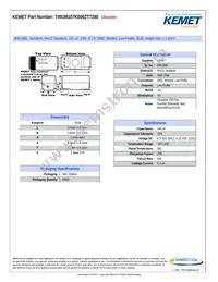 T491M107K006ZT7280 Datasheet Cover