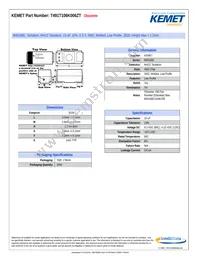 T491T106K006ZT Datasheet Cover